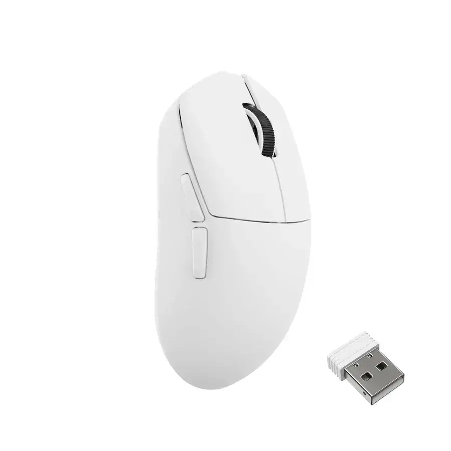Геймърска Безжична мишка Lemokey G1 8K, Matte White - image 1