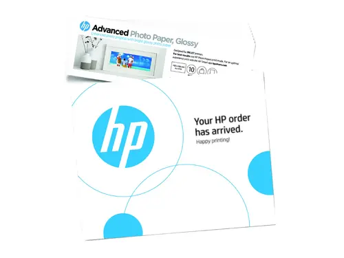 Φωτογραφικό χαρτί HP Advanced γυαλιστερό 4x12 in 10 x 30.5 cm - 10 φύλλα - 1