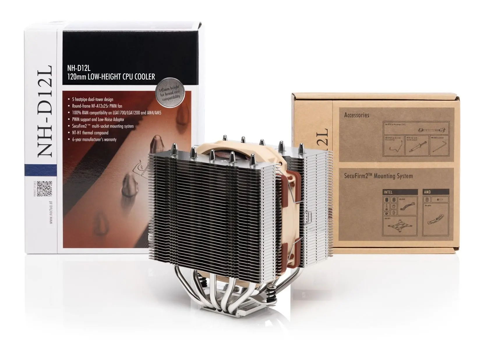 Охлаждане за процесор, MOST NOCTUA NH-D12L 1700/1851/AM5