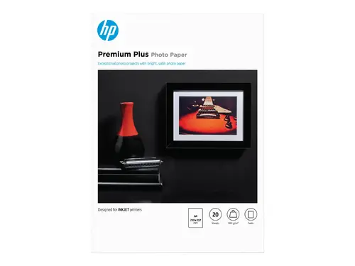 Хартия, HP Premium Plus Semi-gloss Photo Paper-20 sht/A4/210 x 297 mm