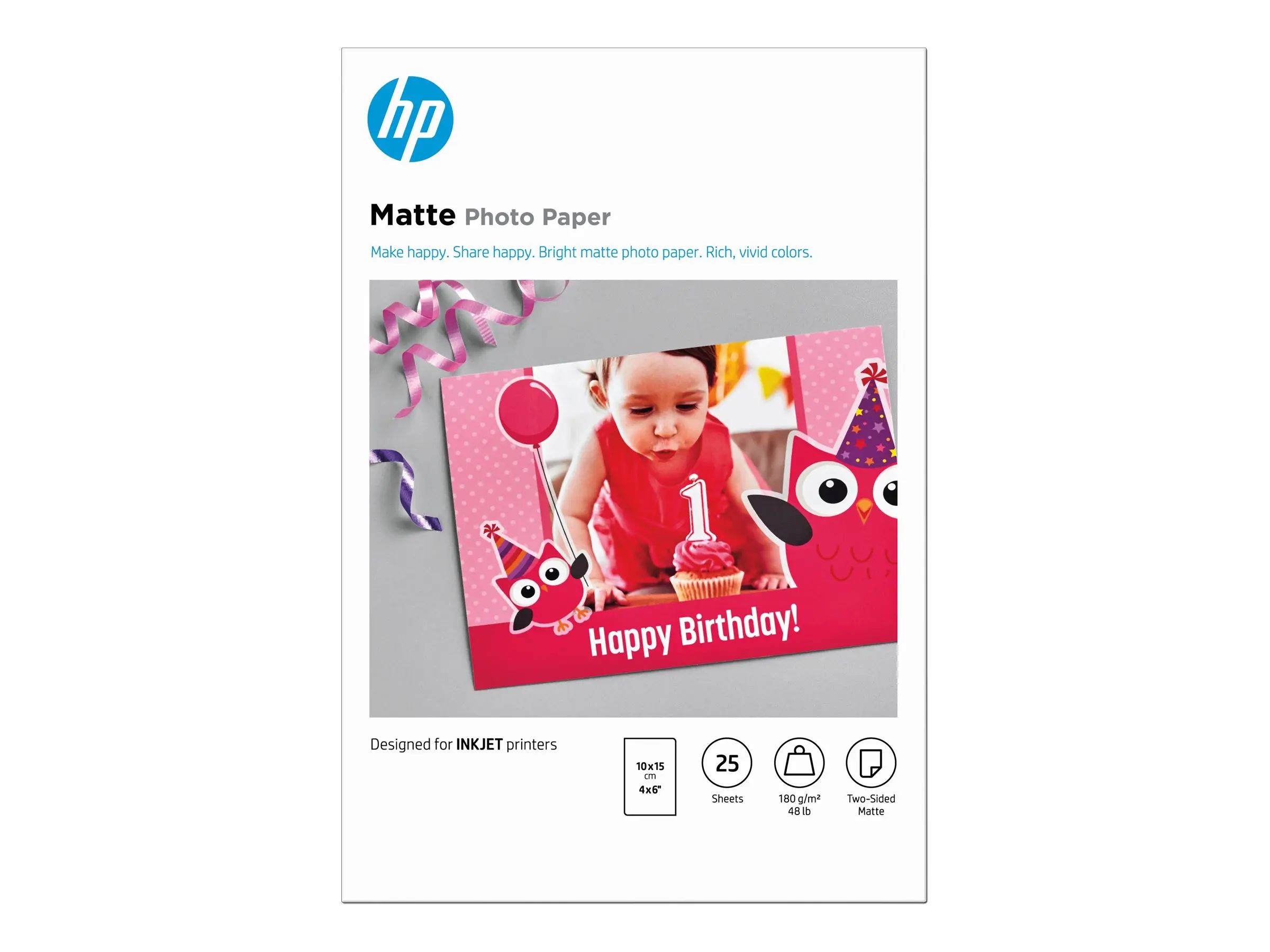 HP Matte FSC Photo Paper 4x6 25 sheets - image 2