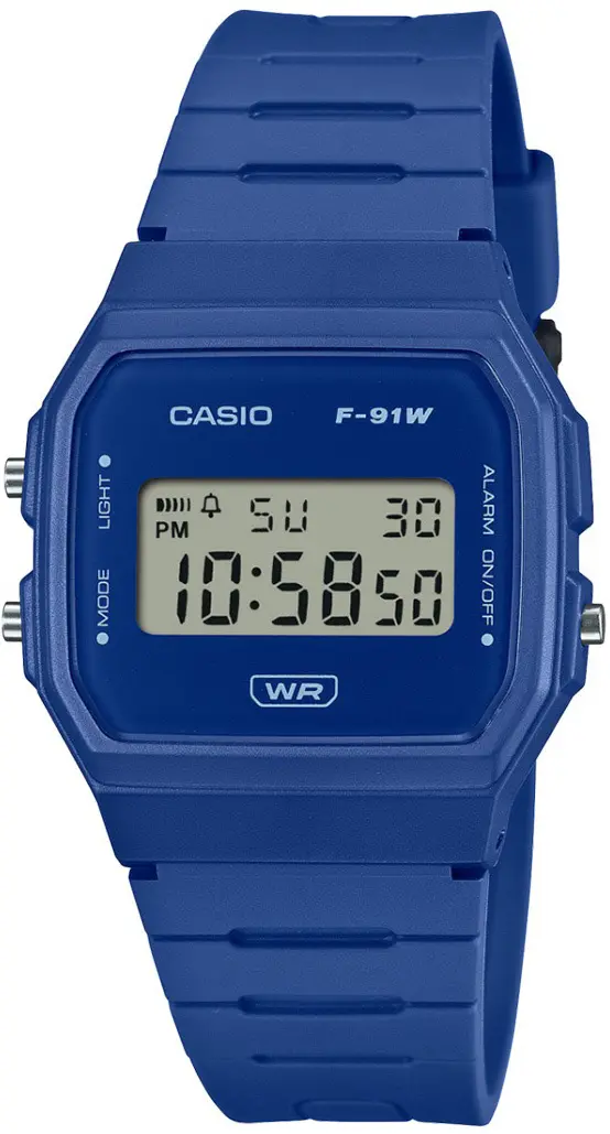Ceas digital Casio - F-91WB-2A1EF