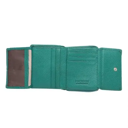 Дамски портфейл цвят езерово синьо ROSSI - image 4
