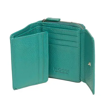 Дамски портфейл цвят езерово синьо ROSSI - image 5