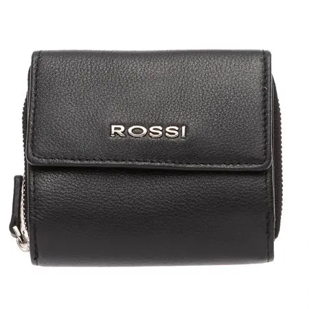 Дамски портфейл цвят черен ROSSI
