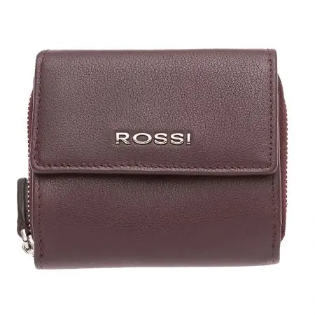 Дамски портфейл цвят патладжан ROSSI