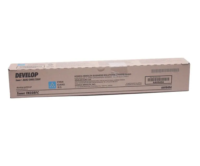 Cartuș toner DEVELOP TN-328C, ineo + 251i, + 301i, + 361i, 28000 copii, Cyan