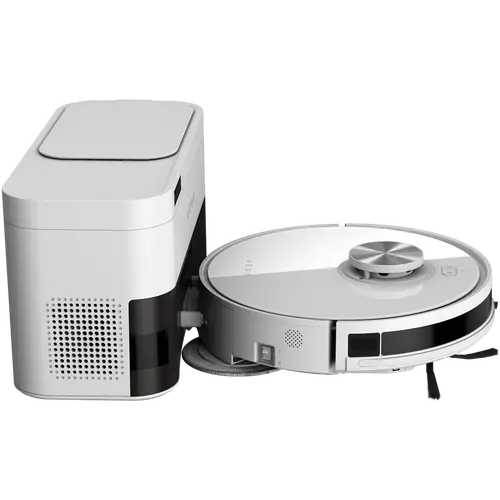 Robot de curățenie cu colector de praf, alb, 2în1 și rezervor de praf, 4000pa, baterie 3200mAh - 3