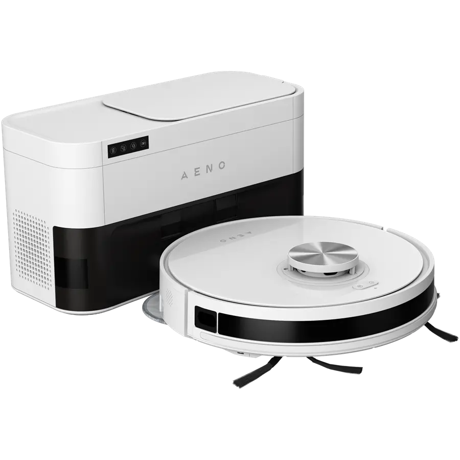 Robot de curățenie cu colector de praf, alb, 2în1 și rezervor de praf, 4000pa, baterie 3200mAh - image 3