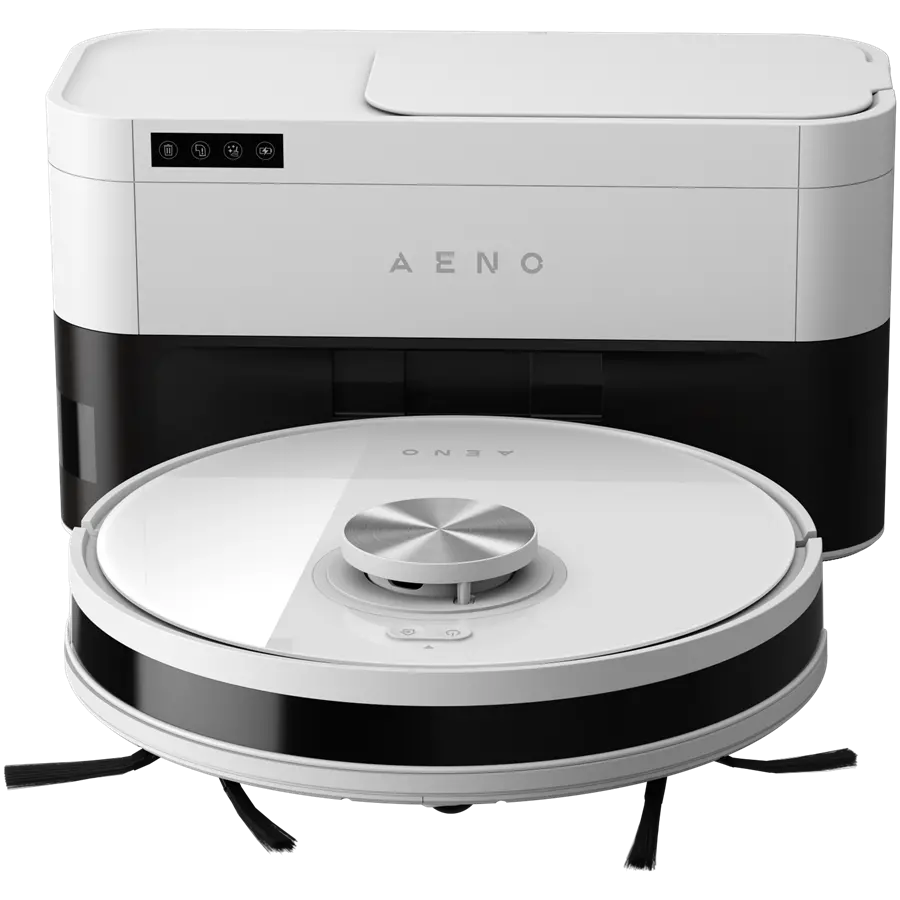 Robot de curățenie cu colector de praf, alb, 2în1 și rezervor de praf, 4000pa, baterie 3200mAh - image 4