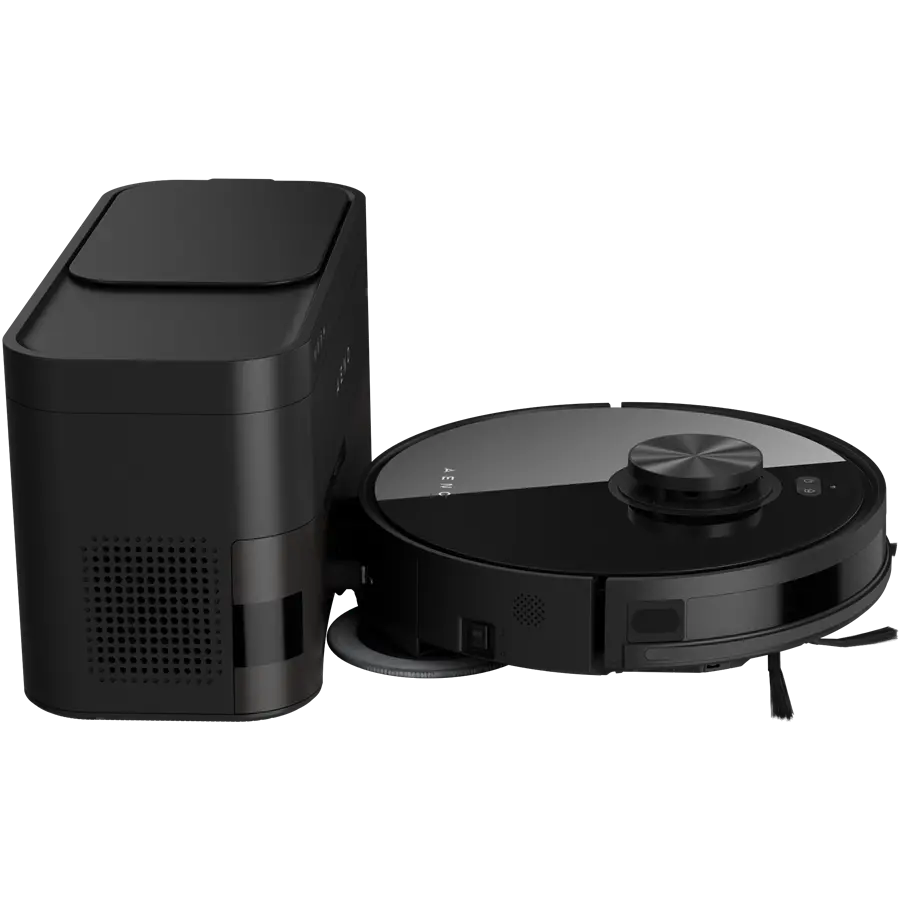 Robot Cleaner w/Dust Collector, black, 2in1 and dust tank, 4000pa, 3200mAh battery - image 2
