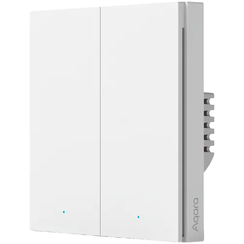 Aqara Smart Wall Switch H1 (no neutral, double rocker): Model No: WS-EUK02; SKU: AK072EUW01