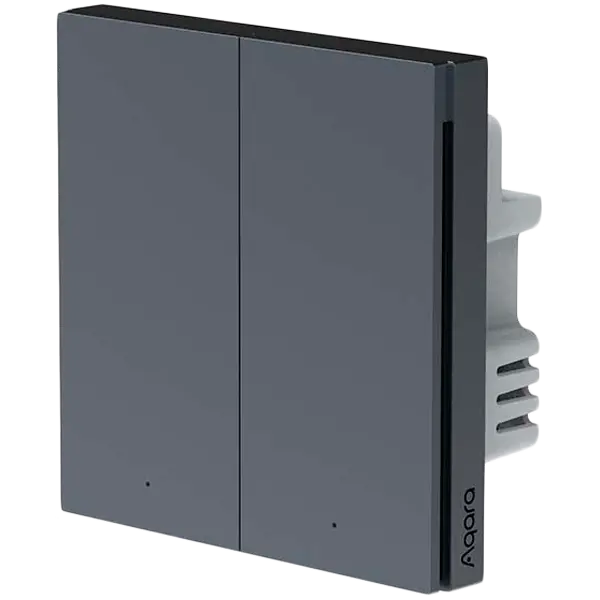 Aqara Smart Wall Switch H1 (χωρίς ουδέτερο, διπλός διακόπτης): Μοντέλο: WS-EUK02; SKU: AK072RUG01
