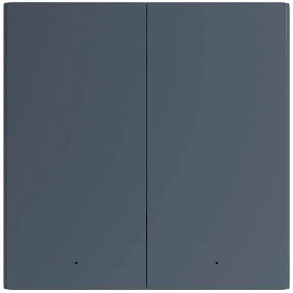 Aqara Smart Wall Switch H1 (no neutral, double rocker): Model No: WS-EUK02; SKU: AK072RUG01 - image 1