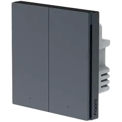 Aqara Smart Wall Switch H1 (no neutral, double rocker): Model No: WS-EUK02; SKU: AK072RUG01