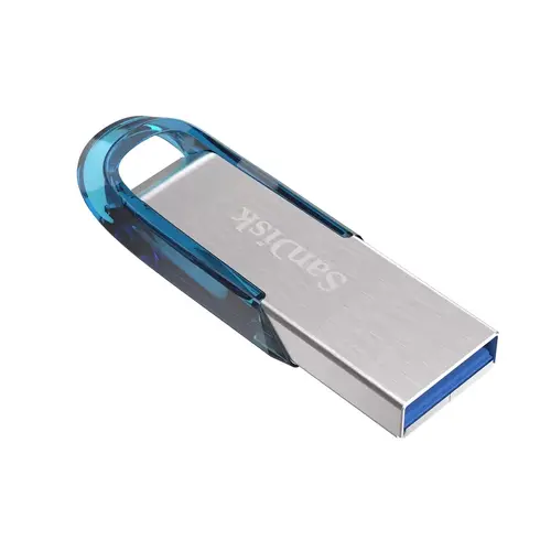 USB памет SanDisk Ultra Flair, USB 3.0, 128GB, син - 2