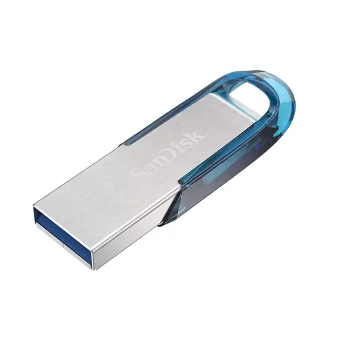 Memorie USB SanDisk Ultra Flair, USB 3.0, 128GB, albastru Memorie USB SanDisk Ultra Flair, USB 3.0, 128GB, albastru
