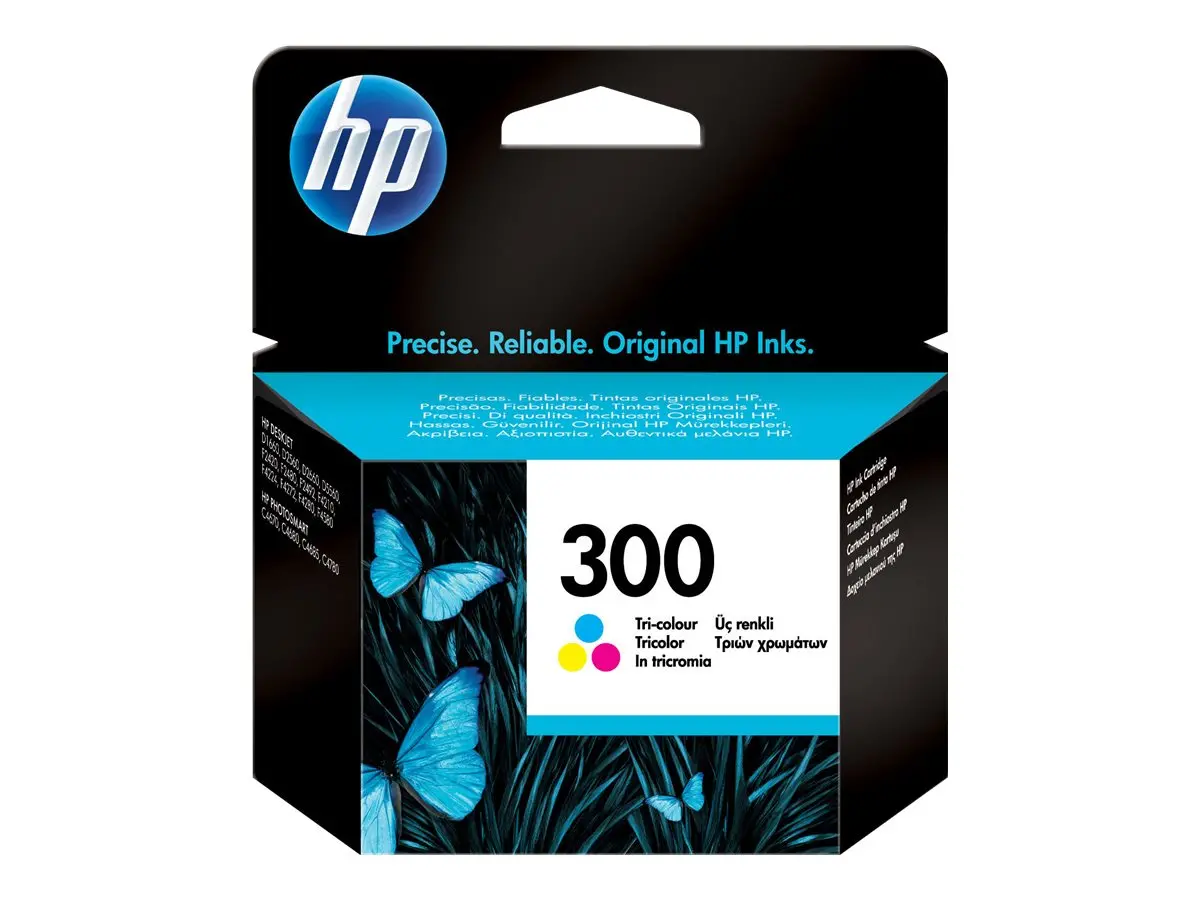 HP 300 original ink cartridge tri-colour standard capacity 4ml 165 pages 1-pack with Vivera ink - image 3