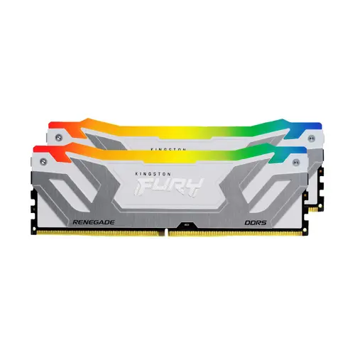 Kingston FURY Renegade 48GB 8400MHz DDR5 CL40 CUDIMM (Kit of 2) RGB White XMP