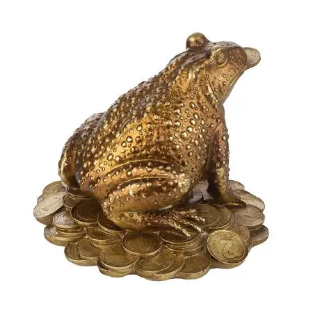 Statuetă broască cu monede leva - image 4