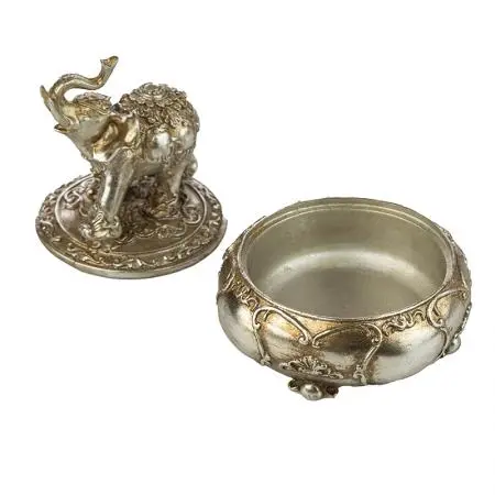 Cutiuță cu statuetă elefant - 2