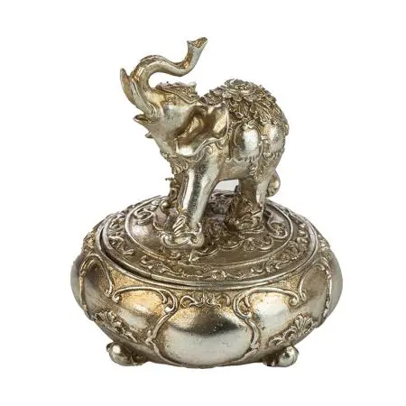 Cutiuță cu statuetă elefant - 3