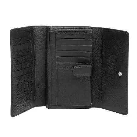 Дамски портфейл ROSSI - черен - image 6