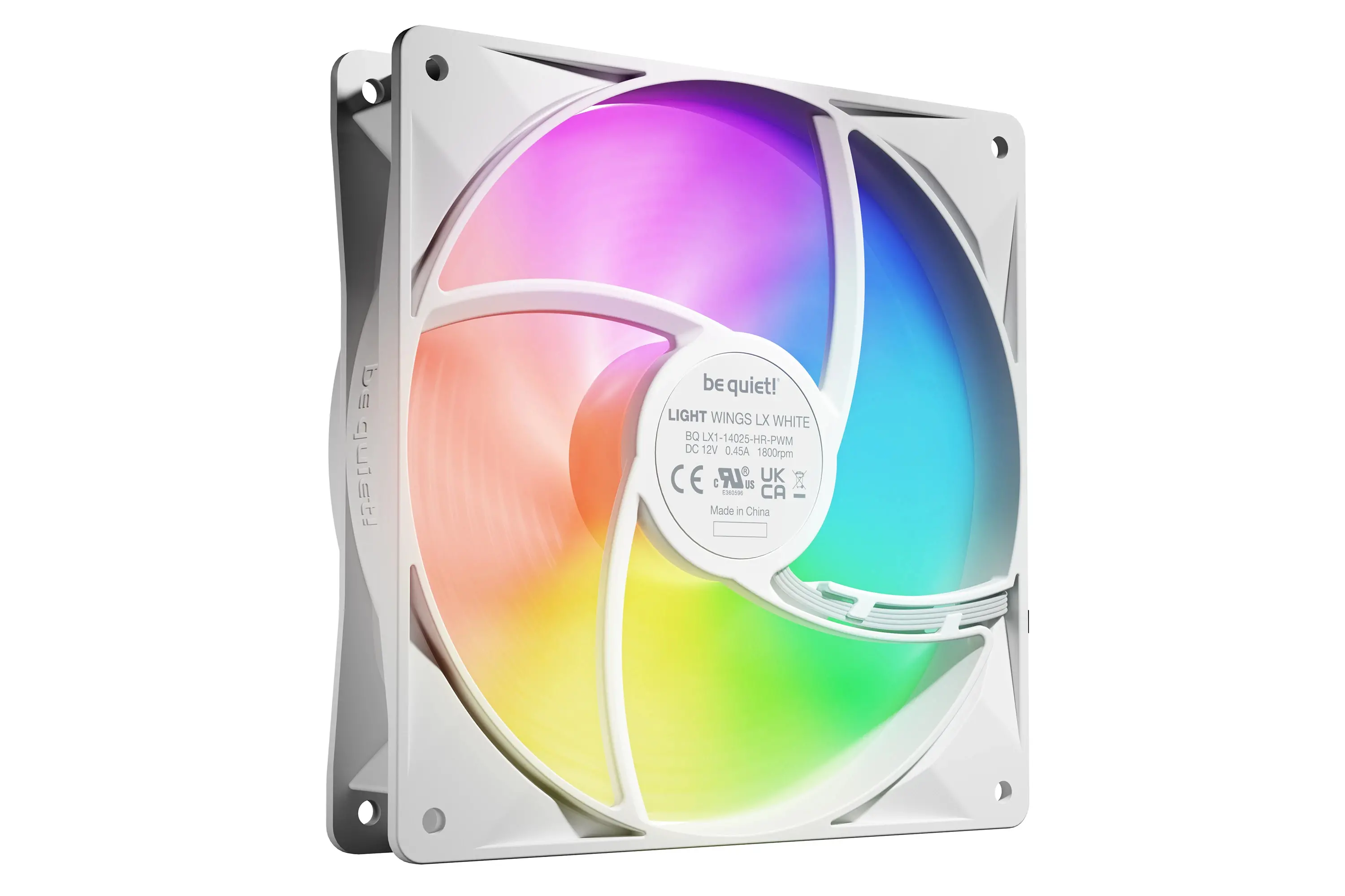 be quiet! σετ ανεμιστήρων Fan Pack 3-in-1 3 x 140mm - LIGHT WINGS LX 140mm PWM high-speed White Triple-Pack - image 3