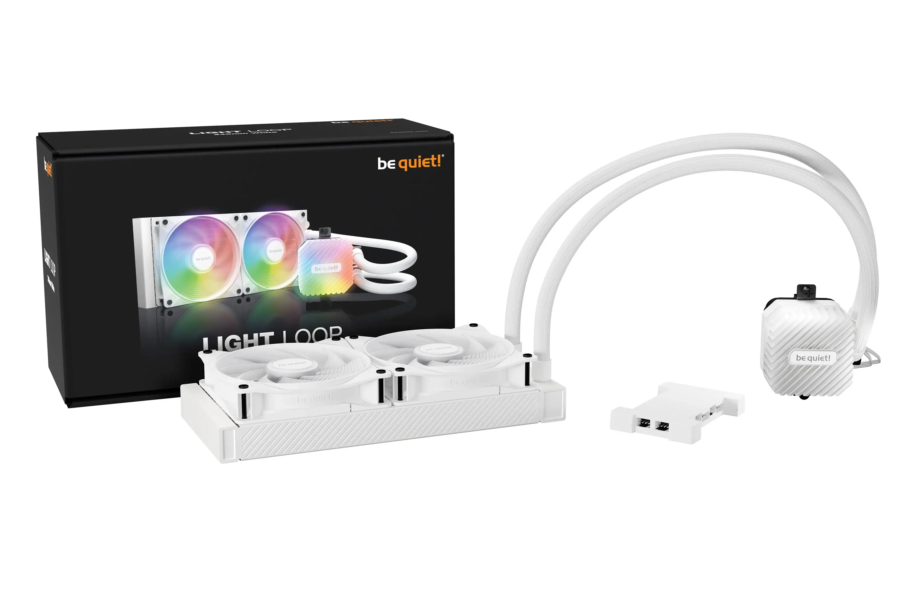be quiet! водно охлаждане Water Cooling - LIGHT LOOP 240mm White - image 5