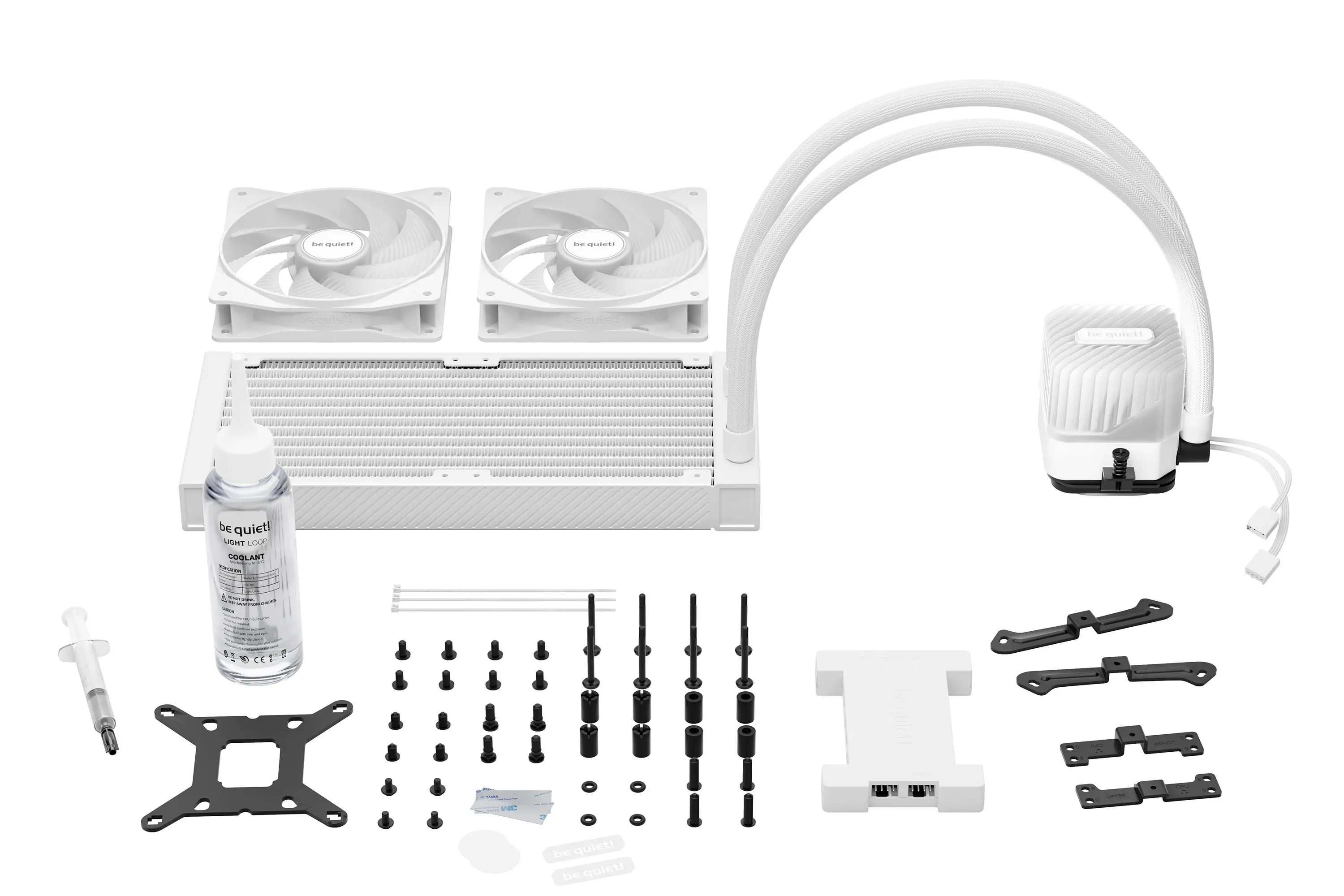 be quiet! водно охлаждане Water Cooling - LIGHT LOOP 240mm White - image 6