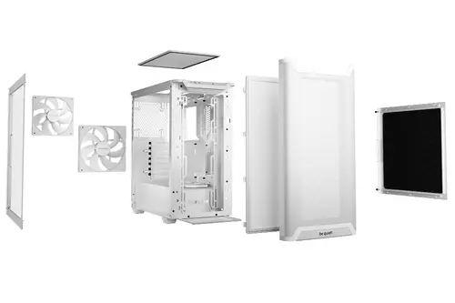 be quiet! кутия Case ATX - Pure Base 501 Airflow Window White - image 3