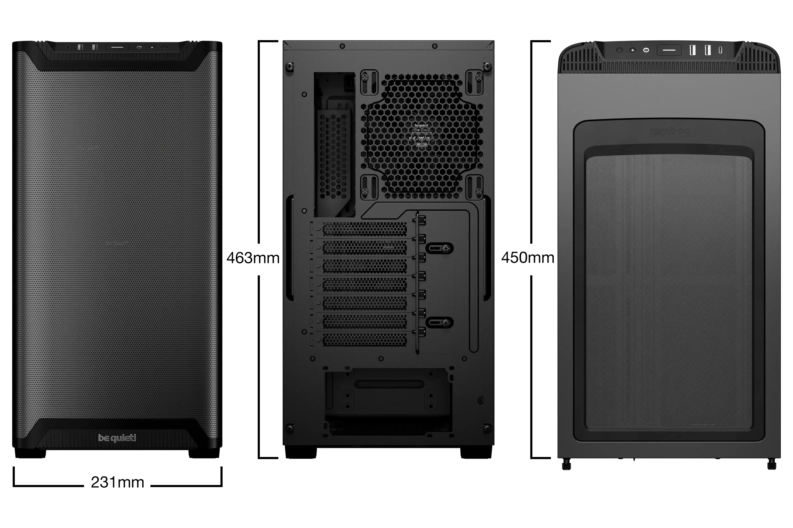 be quiet! Κουτί ATX - Pure Base 501 Airflow Window Μαύρο - image 1