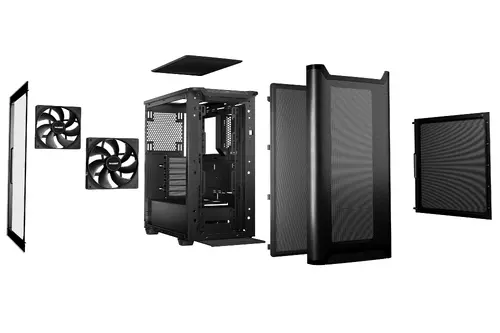 be quiet! кутия Case ATX - Pure Base 501 Airflow Window Black - image 3