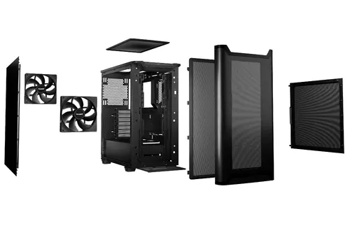 be quiet! Carcasă ATX - Pure Base 501 Airflow Negru - 4