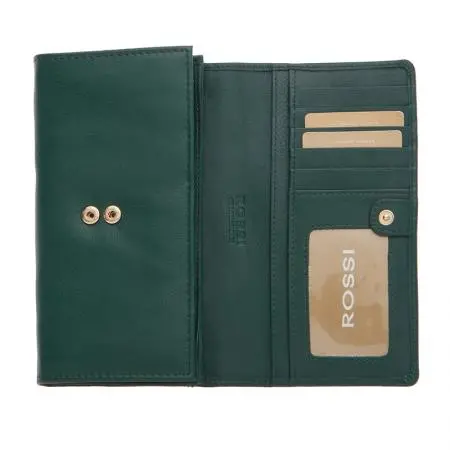 Дамско портмоне в елхово зелено ROSSI - image 2