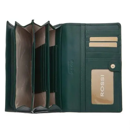Дамско портмоне в елхово зелено ROSSI - image 3