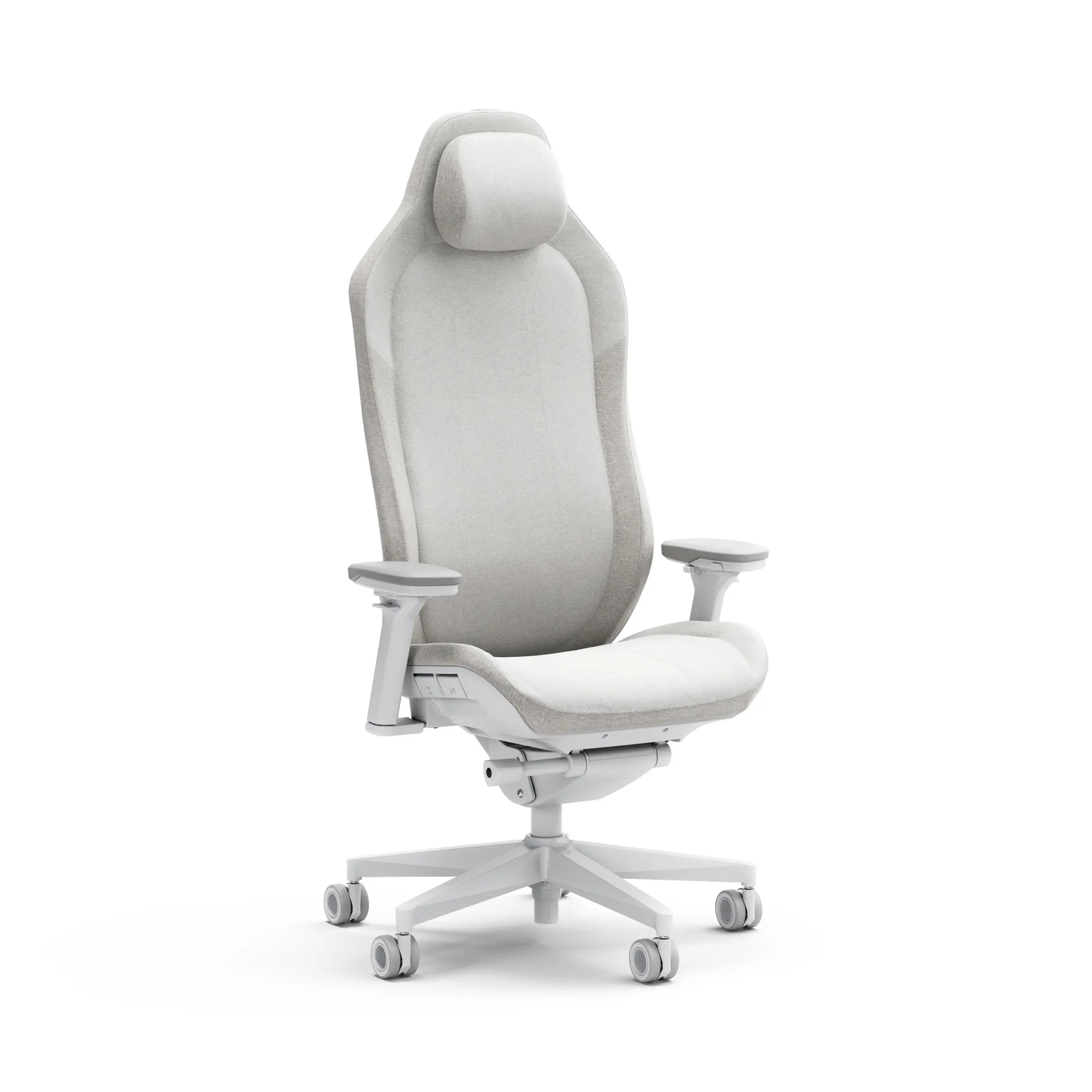 FD REFINE Scaun gaming din material textil, deschis la culoare - image 2