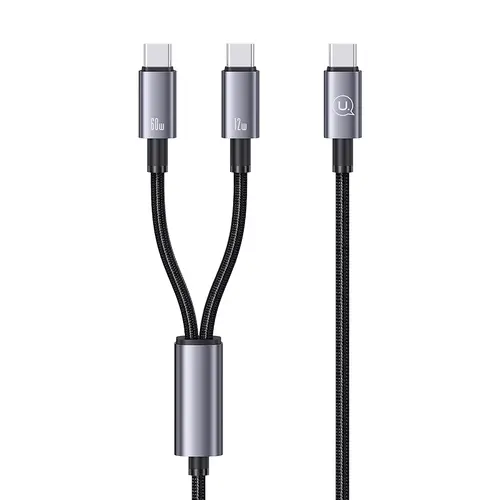 Кабел Usams 72W 2IN1 Aluminum Alloy Data Cable, 1.2 м