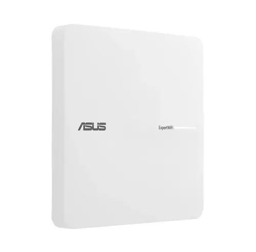 Аксес-пойнт, Asus Business PoE Access Point ExpertWiFi EBA63, AX3000, Dual-Band, Quad-Core 1.7GHz CPU, 256MB/512MB Flash/RAM, Gigabit, OFDMA, Beamforming, WPA, WPS, SSH, 5 SSIDs, SDN, PoE & PoE+, wall mounting/ceiling,White - image 2