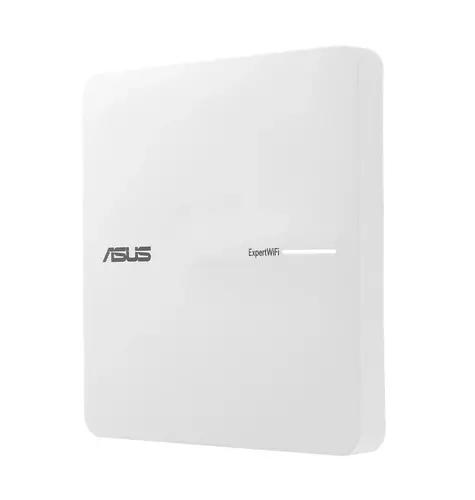 Аксес-пойнт, Asus Business PoE Access Point ExpertWiFi EBA63, AX3000, Dual-Band, Quad-Core 1.7GHz CPU, 256MB/512MB Flash/RAM, Gigabit, OFDMA, Beamforming, WPA, WPS, SSH, 5 SSIDs, SDN, PoE & PoE+, wall mounting/ceiling,White - image 3