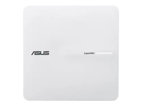 Аксес-пойнт, Asus Business PoE Access Point ExpertWiFi EBA63, AX3000, Dual-Band, Quad-Core 1.7GHz CPU, 256MB/512MB Flash/RAM, Gigabit, OFDMA, Beamforming, WPA, WPS, SSH, 5 SSIDs, SDN, PoE & PoE+, wall mounting/ceiling,White