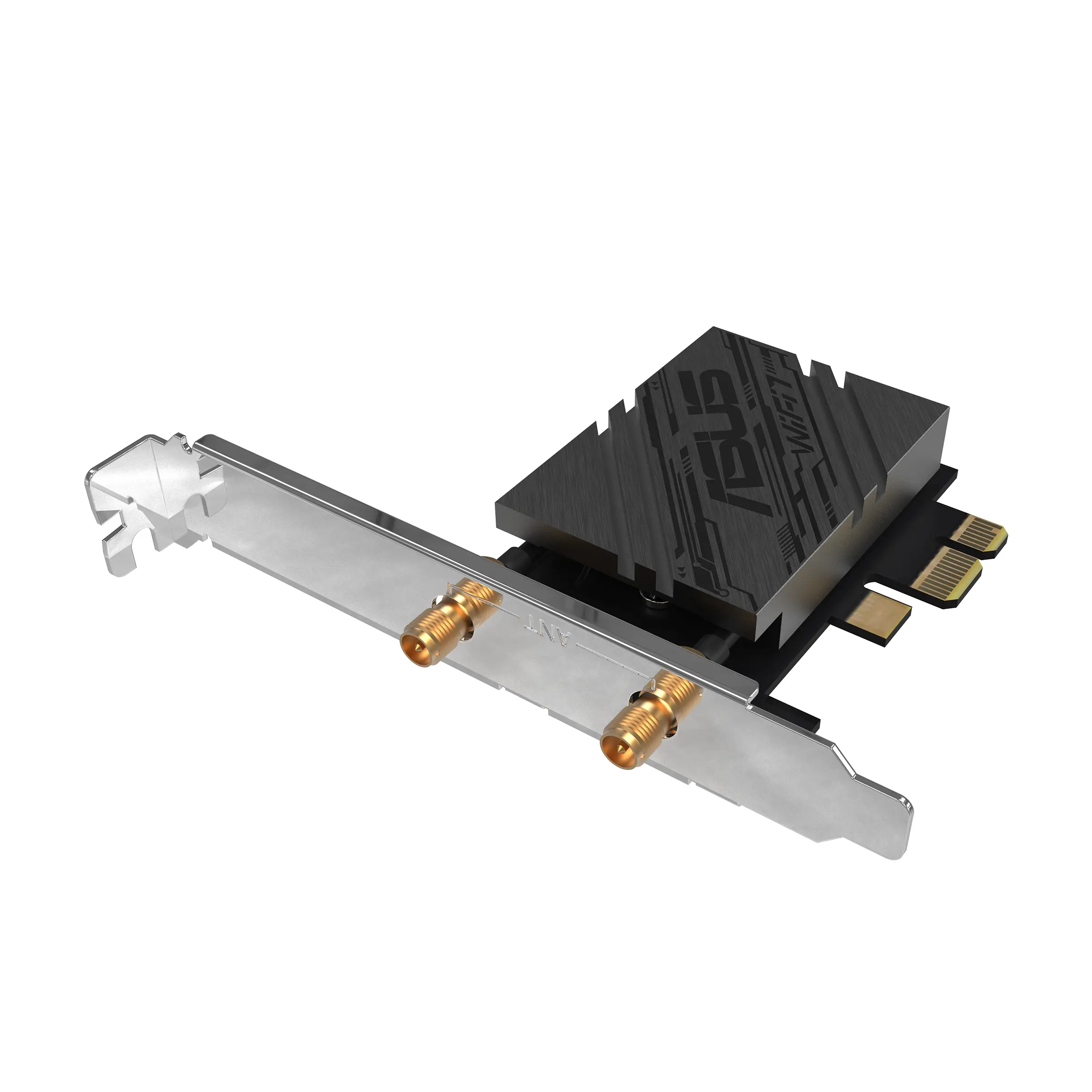 Αντάπτορας, Asus PCI-E, PCE-BE92BT, BE9400, Tri-Band, Bluetooth 5.4, μαγνητική βάση, WPA3, OFDMA, MLO, συμβατός μόνο με μητρικές Intel, Μαύρο - image 1