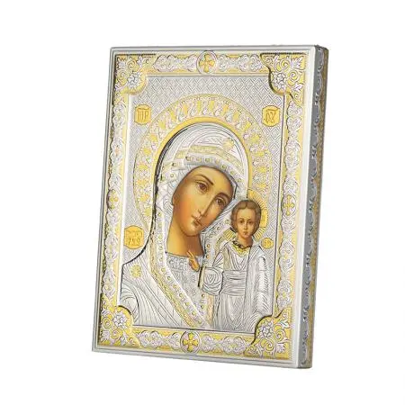 Икона Богородица сребро 12*16см. - image 2
