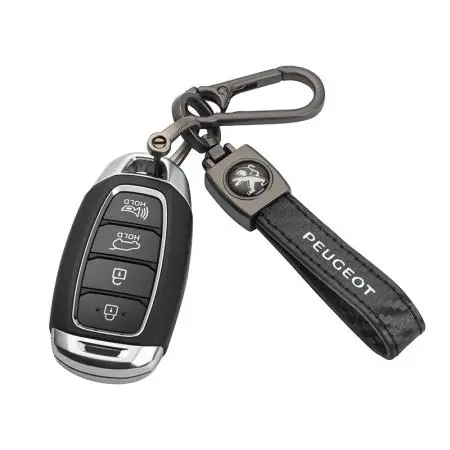 Ключодържател SILVER FLAME с лого на Peugeot - image 1