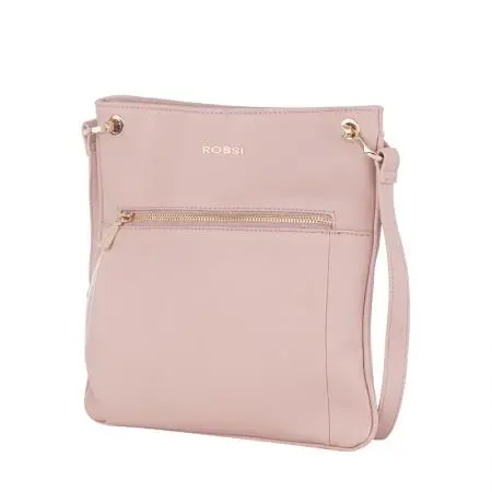 Дамска чанта цвят Перлено розово- ROSSI - image 1