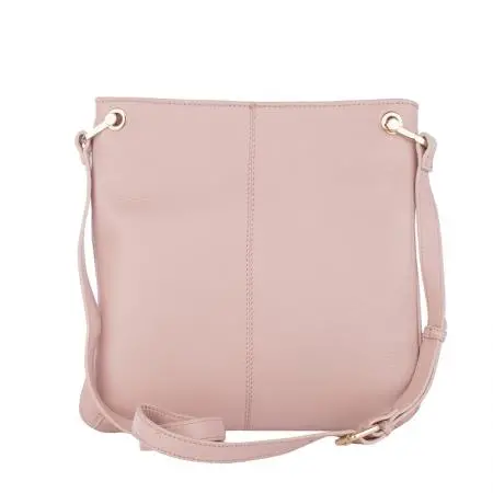 Дамска чанта цвят Перлено розово- ROSSI - image 2