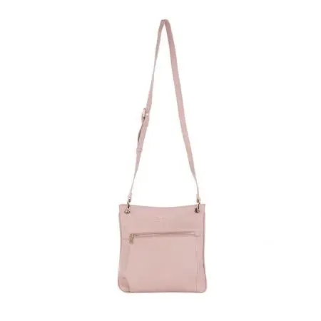 Дамска чанта цвят Перлено розово- ROSSI - image 3