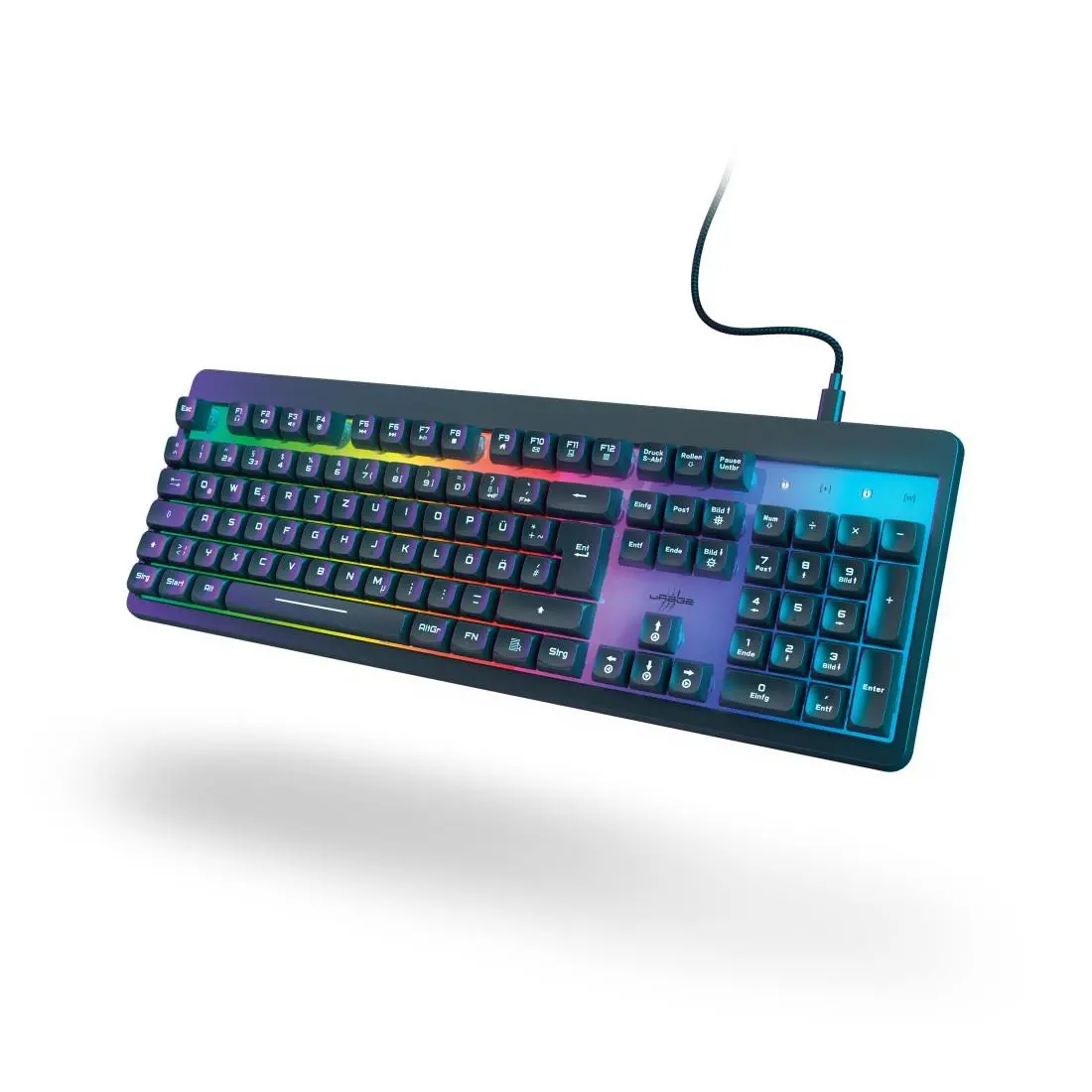 Hama Urage Exodus 215 Illuminated Gaming πληκτρολόγιο USB, με κυριλλικούς χαρακτήρες - image 2
