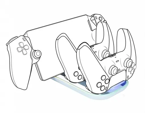 Stație de încărcare Nacon, Pentru controllere DualSense și Playstation Portal - 1