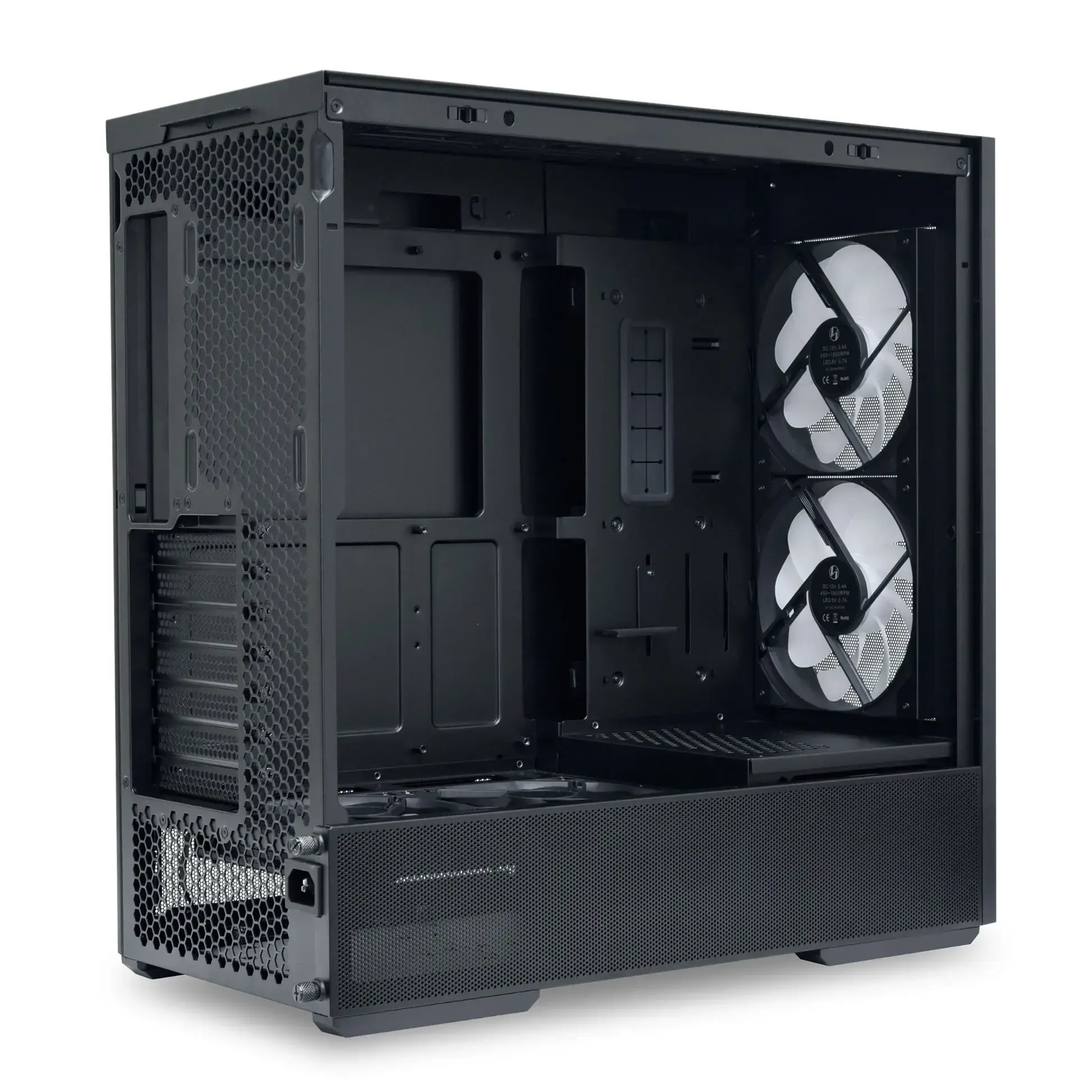 Кутия Lian Li LANCOOL 207 Mid-Tower, Tempered Glass, Черно - image 6